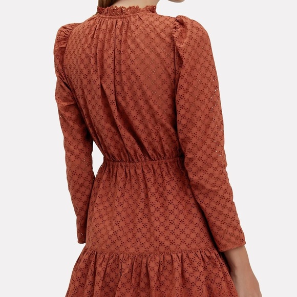 ULLA JOHNSON umber josette dress Sz 6 - Picture 2 of 5